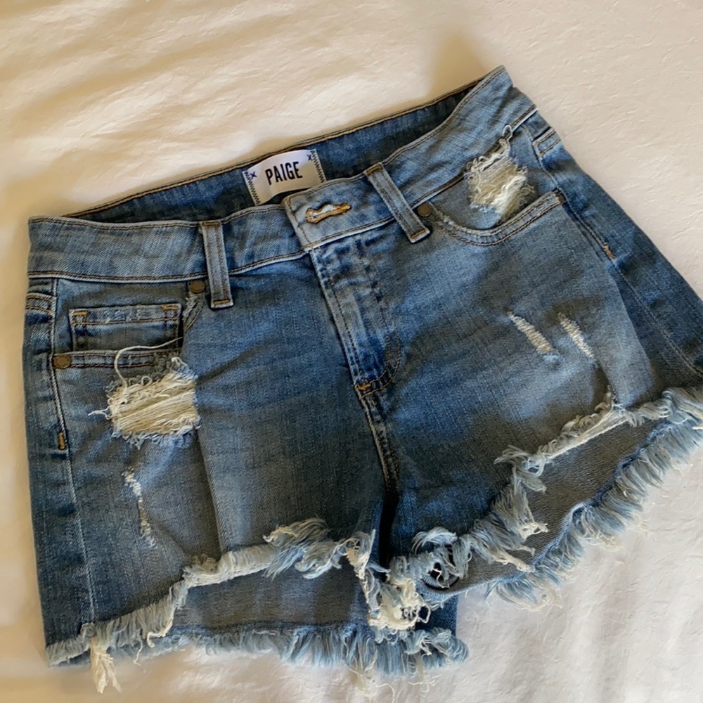 PAIGE Denim Shorts
